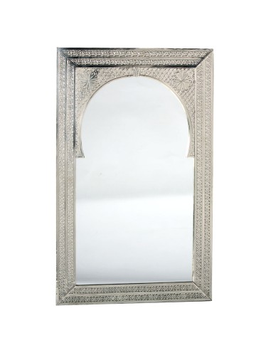 Marokkanischer Silberspiegel Mansub 50x80cm