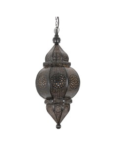 ORIENTLAMPE orientalische Hängelampe Marokko Lampe Orient Laterne Yali silber