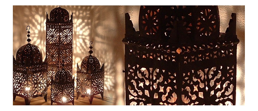 Eisenlaternen aus Marokko in der albena Marokko Galerie 